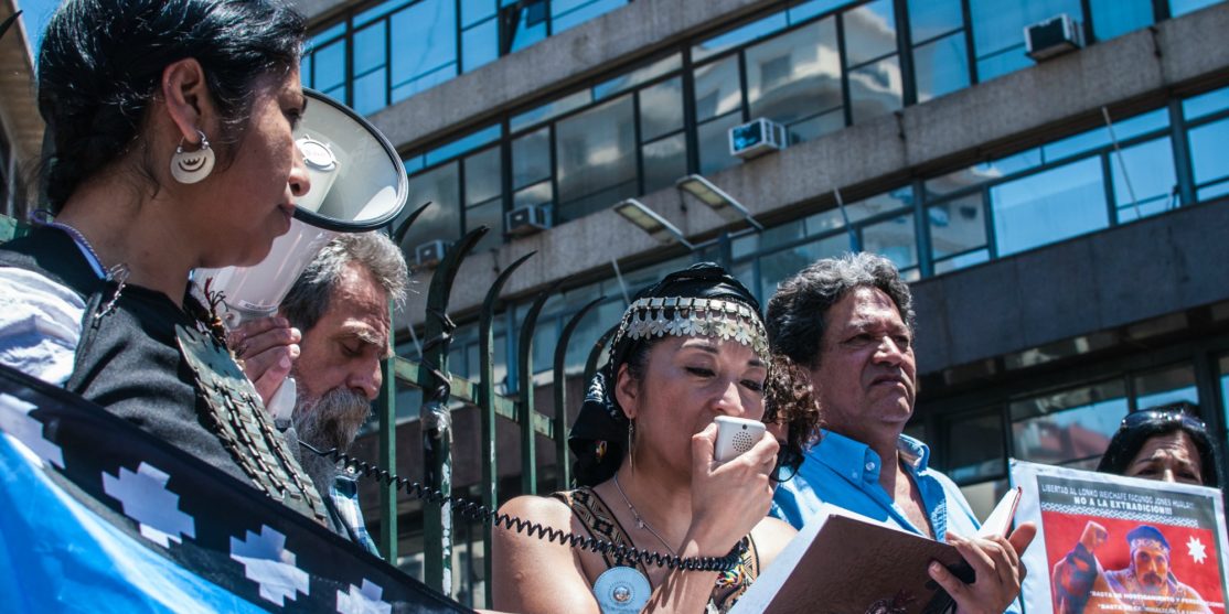 manifestazione mapuche