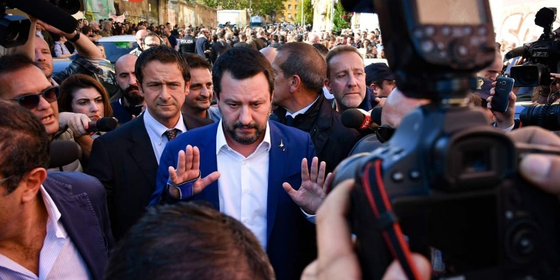 Salvini a San Lorenzo