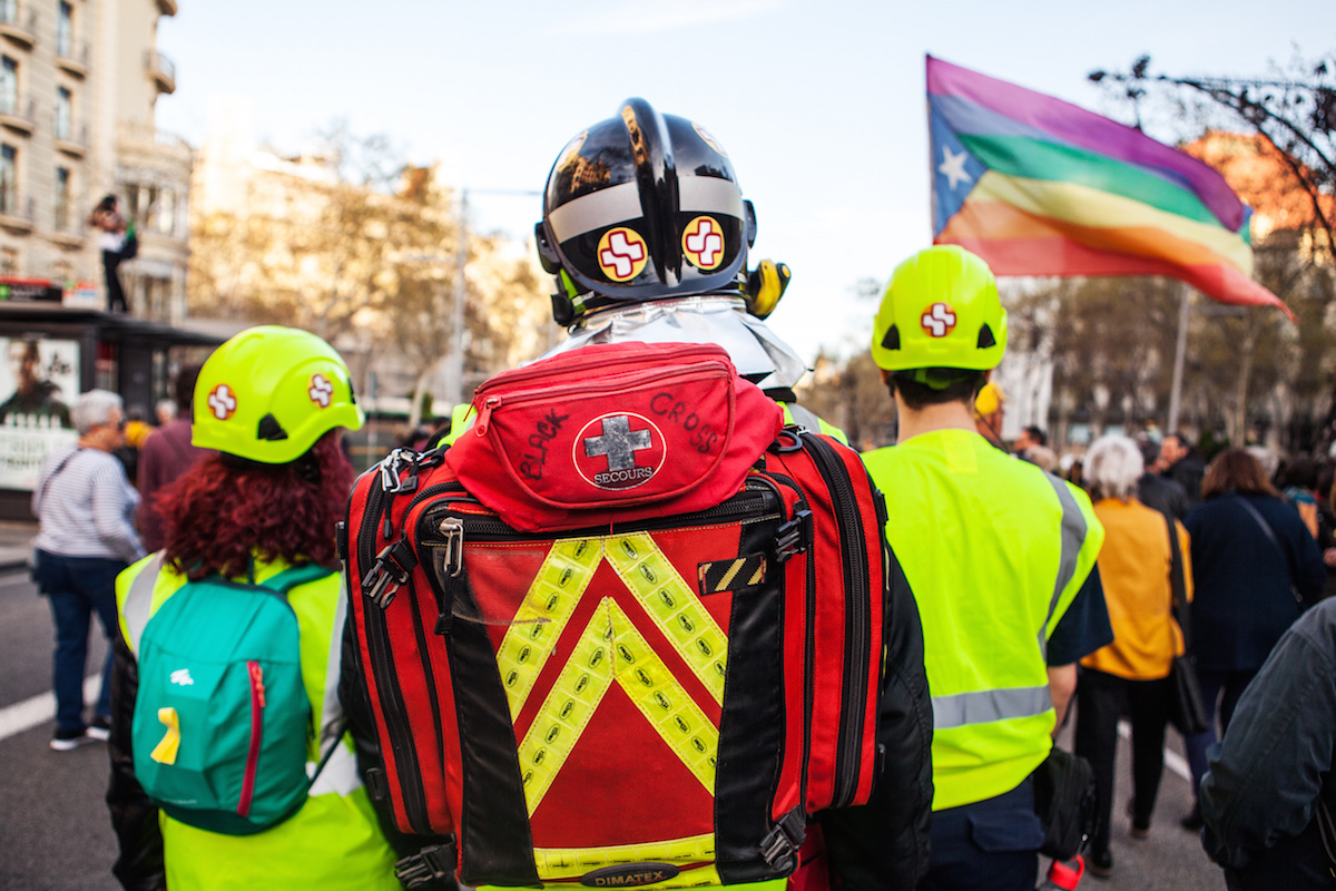 Demostration against  the spanish far right party called VOX. Barcelona, 23/03/19