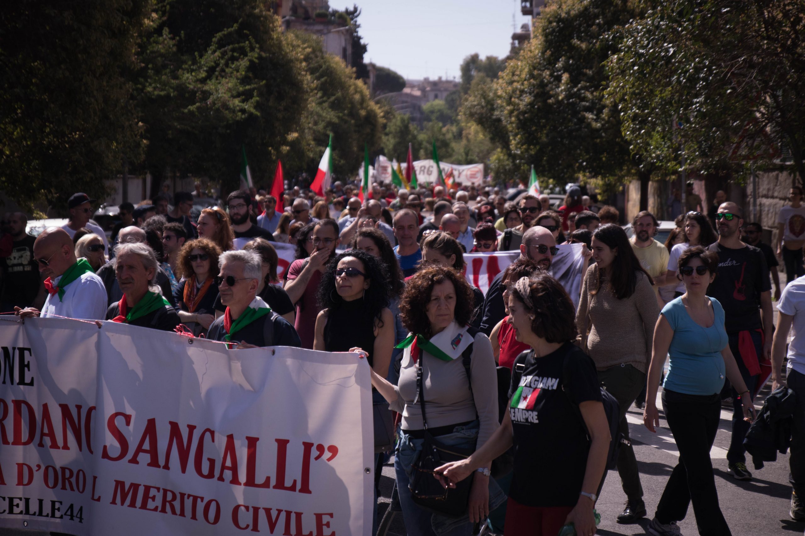 Corteo dell'Anpi-San Paolo