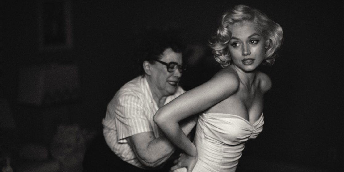 Blonde. Ana de Armas as Marilyn Monroe. Cr. Netflix © 2022