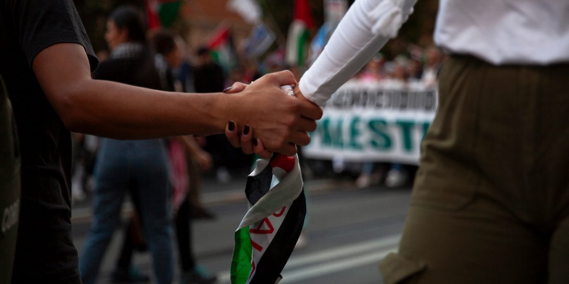 marta d’avanzo palestina corteo roma