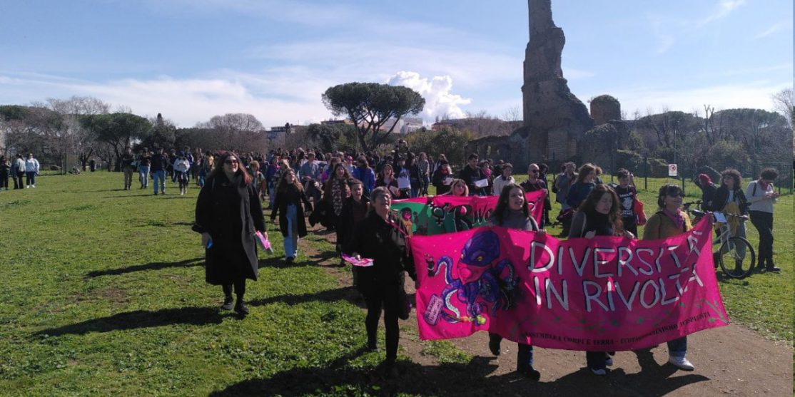 corteo staz prenestina