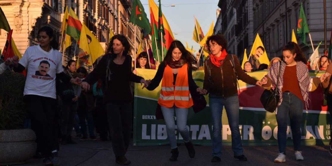 donne curde corteo foto francesco martella